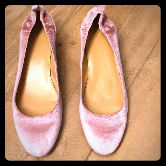 J. Crew Shoes - J.Crew Anya Velvet Block Heels